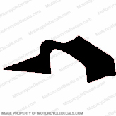 F4i Left Mid to Upper Fairing Decal (Black) INCR10Aug2021