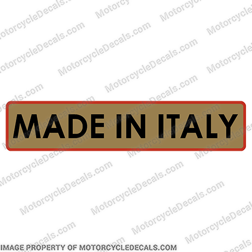 Harley Davidson "Made in Italy" Style 2 Motorcycle Decal harley, davidson, tri, color, logo, decal, motor, cycle, motorcycle, street, bike, tank, fuel, engine, style, 2, made, in, italy, 