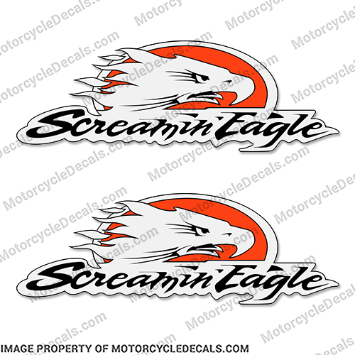 Harley Davidson Screamin Eagle Logo Decals (Set of 2) harley, harley davidson, harleydavidson, scream, in, INCR10Aug2021