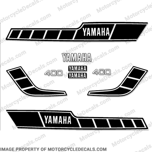 Yamaha 1978 RD400 Decal Kit - Black INCR10Aug2021